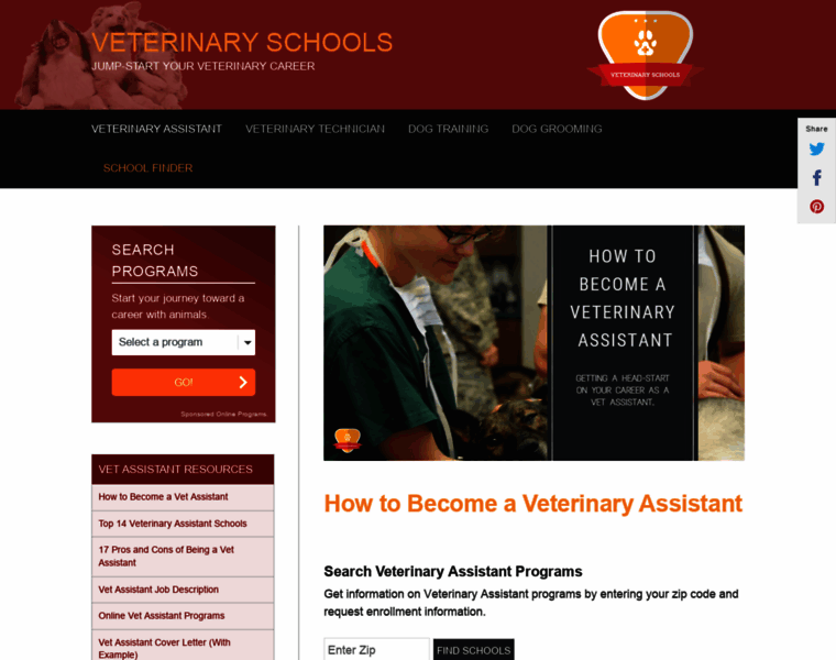 Veterinaryschoolsu.com thumbnail