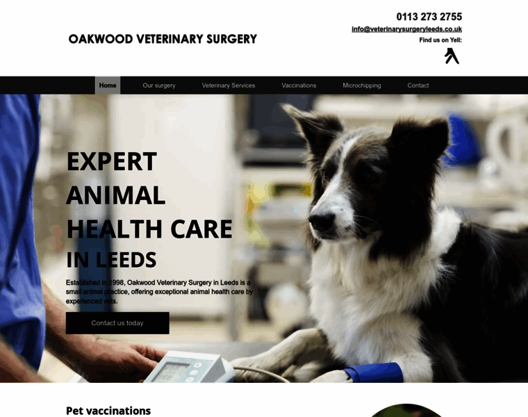 Veterinarysurgeryleeds.co.uk thumbnail