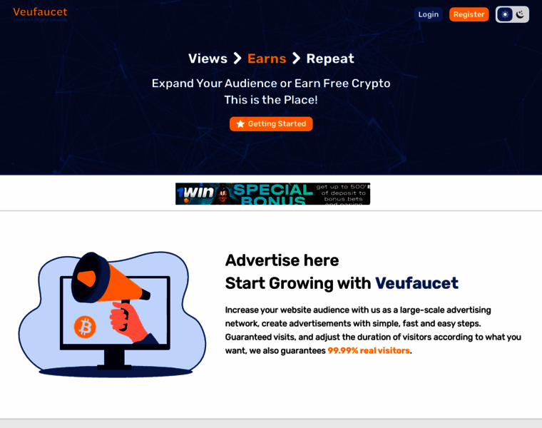 Veufaucet.com thumbnail