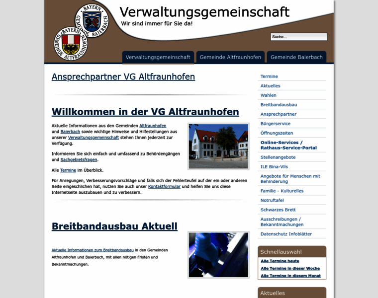 Vg-altfraunhofen.de thumbnail
