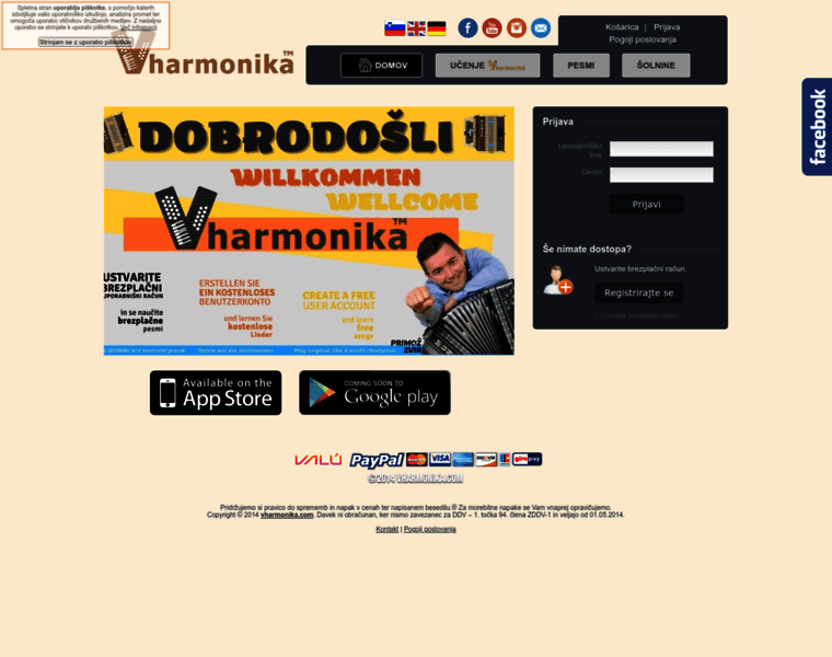 Vharmonika.com thumbnail