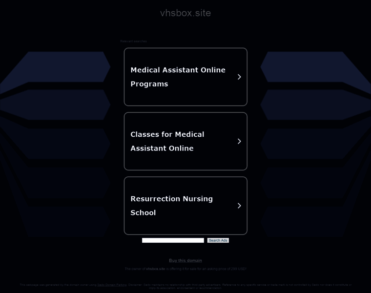 Vhsbox.site thumbnail