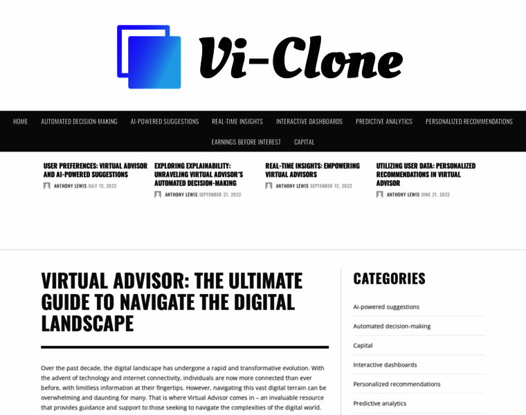 Vi-clone.com thumbnail