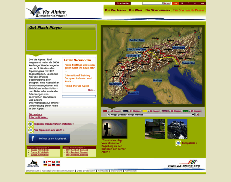 Via-alpina.org thumbnail
