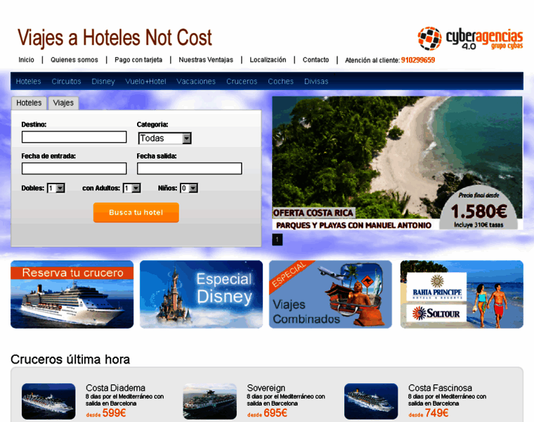 Viajesahoteles.cyberagencias.com thumbnail