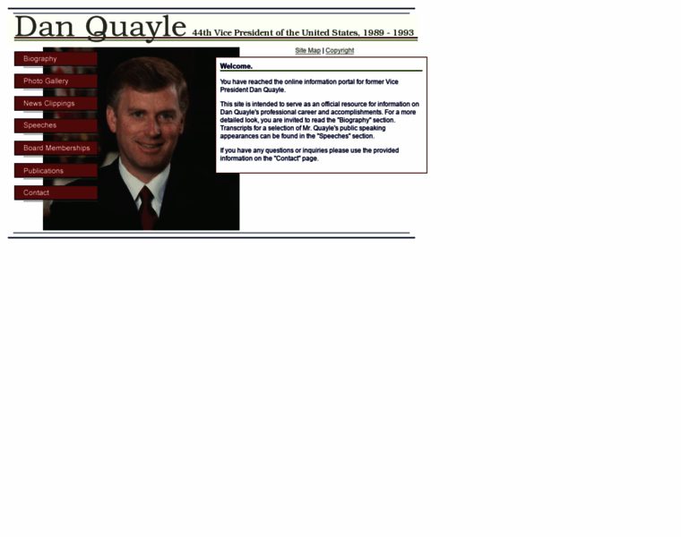 Vicepresidentdanquayle.com thumbnail