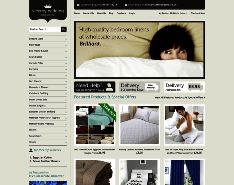 Viceroybedding.co.uk thumbnail