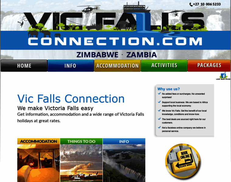 Vicfallsconnection.com thumbnail