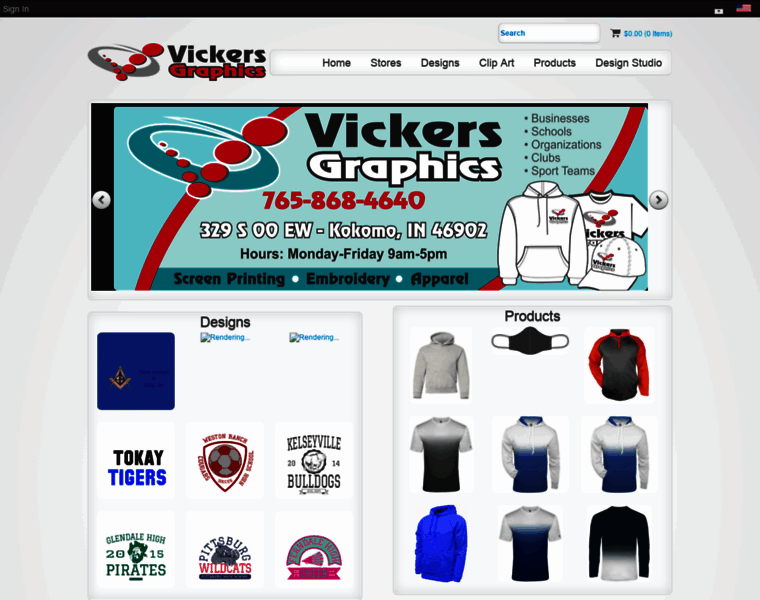 Vickersgraphics.com thumbnail