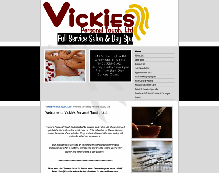 Vickiespersonaltouch.com thumbnail
