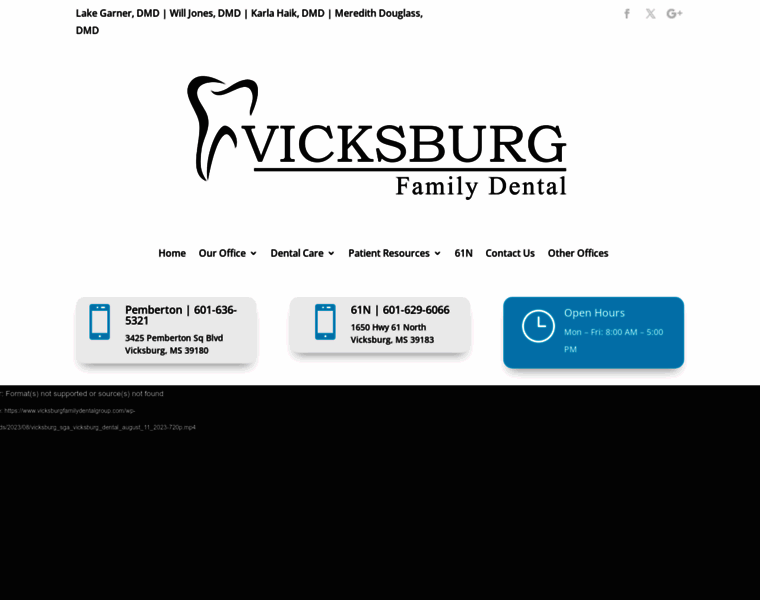 Vicksburgfamilydentalgroup.com thumbnail