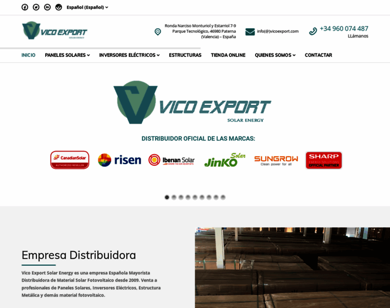 Vicoexport.com thumbnail