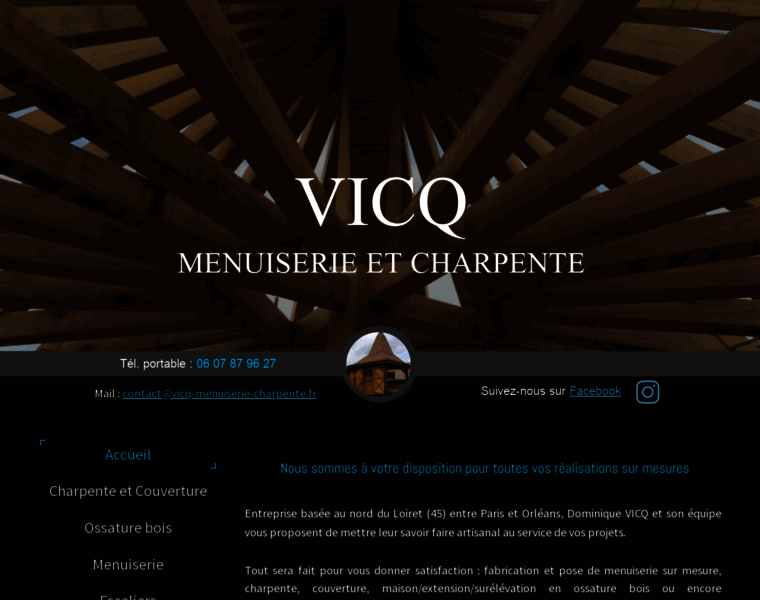 Vicq-menuiserie-charpente.fr thumbnail