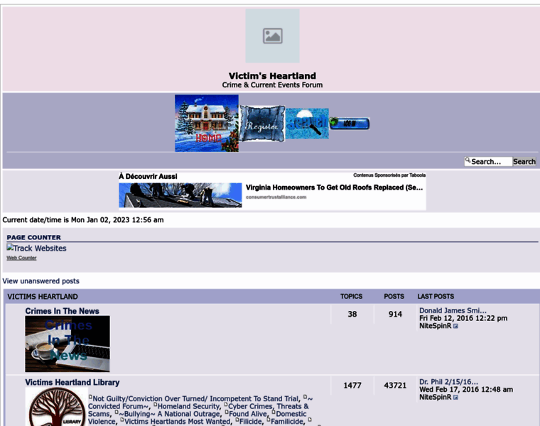 Victimsheartland.forumotion.com thumbnail