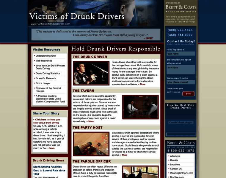 Victimsofdrunkdrivers.com thumbnail