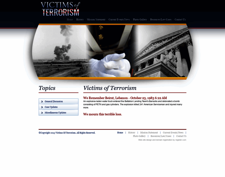 Victimsofterrorism.us thumbnail
