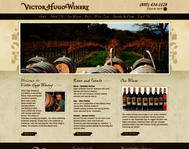 Victorhugowinery.com thumbnail