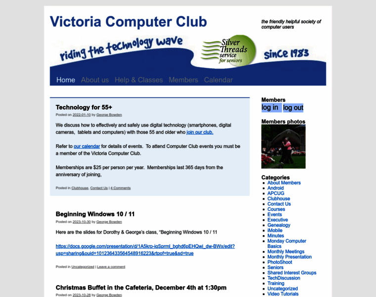 Victoriacomputerclub.org thumbnail
