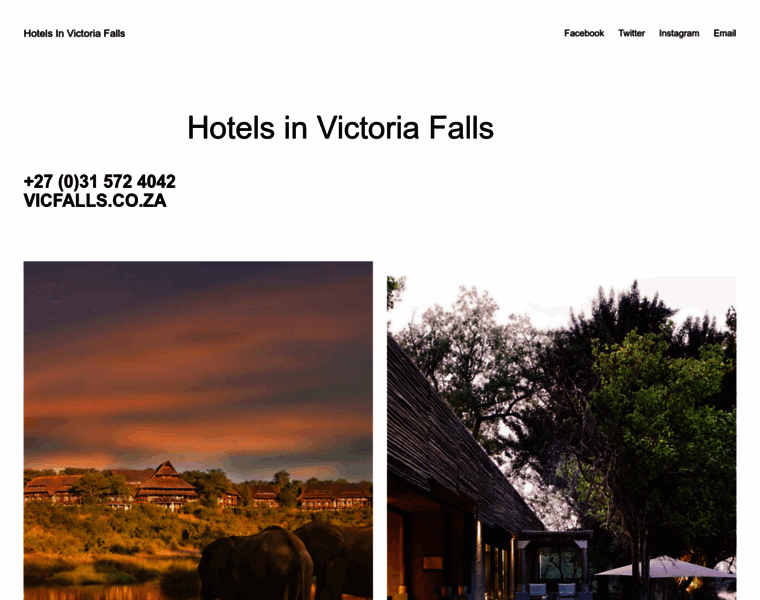 Victoriafallshotels.co.za thumbnail