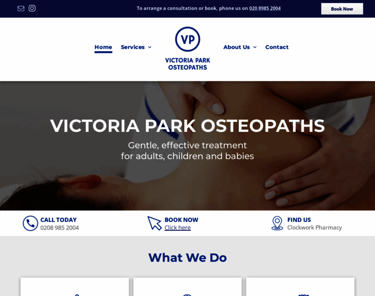 Victoriaparkosteopaths.co.uk thumbnail