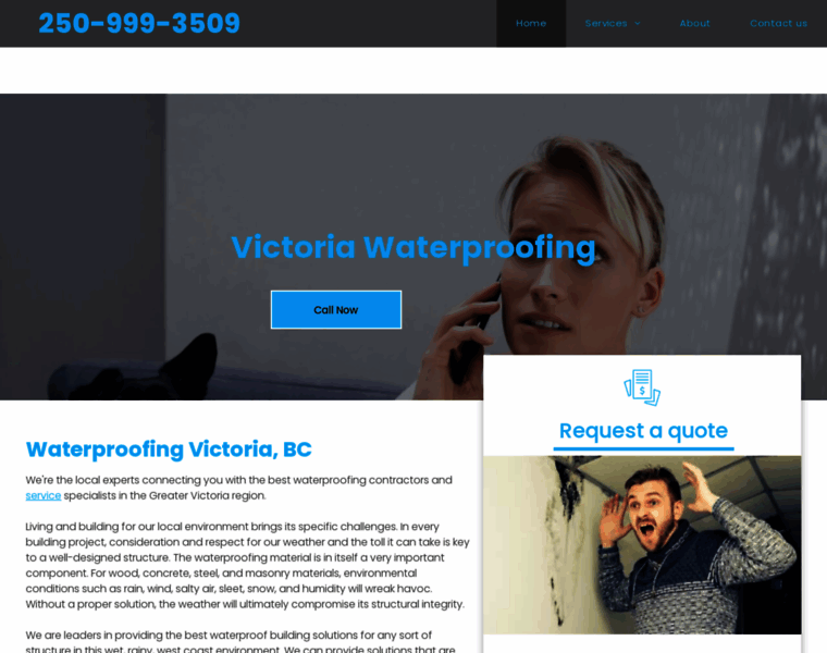 Victoriawaterproofing.com thumbnail