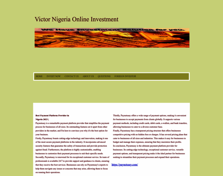 Victornigeriainvestment.com thumbnail