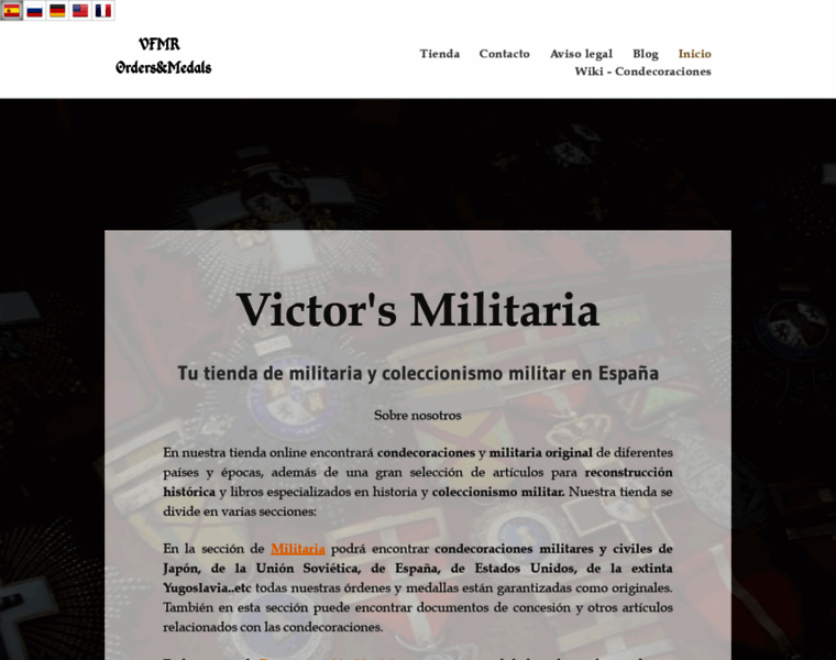 Victorsmilitaria.net thumbnail