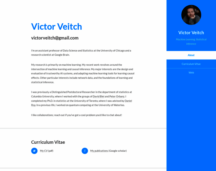 Victorveitch.com thumbnail