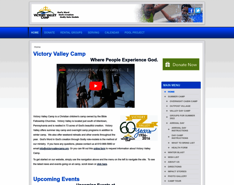Victoryvalleycamp.org thumbnail