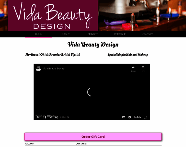 Vidabeautydesign.com thumbnail