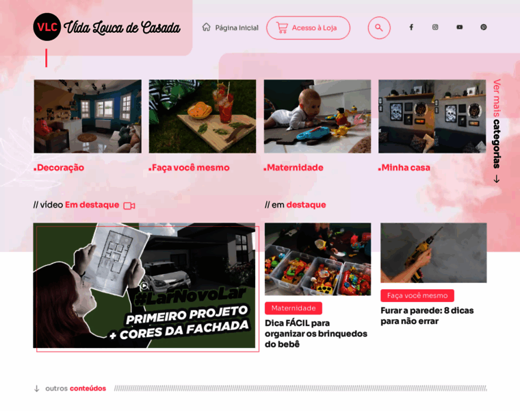 Vidaloucadecasada.com.br thumbnail