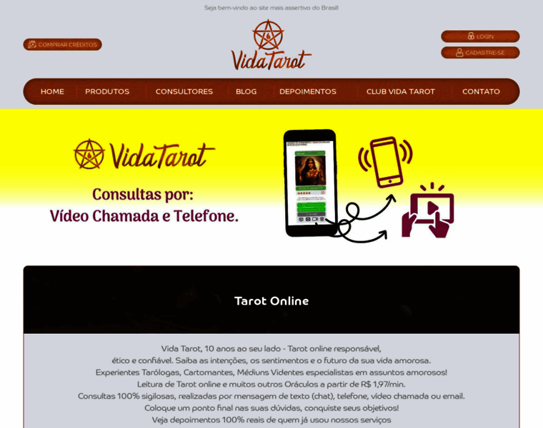 Vidatarot.com.br thumbnail