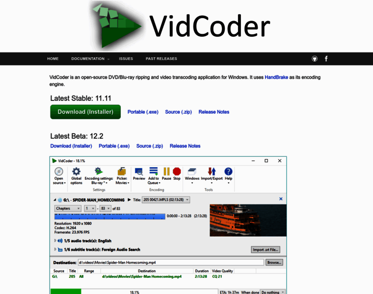 Vidcoder.net thumbnail Vidcoder.net thumbnail