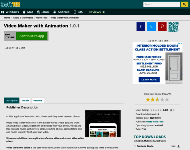 Video-maker-with-animation.soft112.com thumbnail