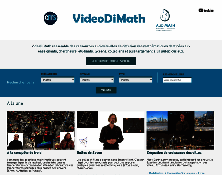 Video.math.cnrs.fr thumbnail