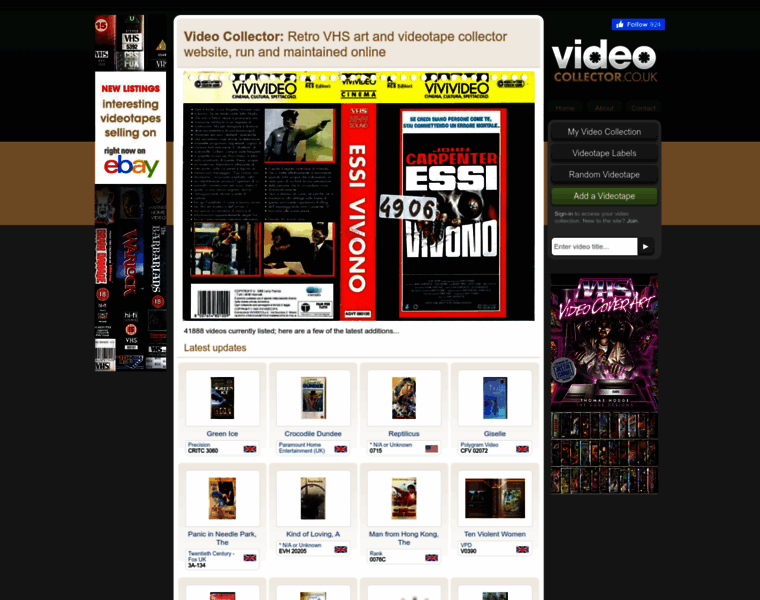 Videocollector.co.uk thumbnail