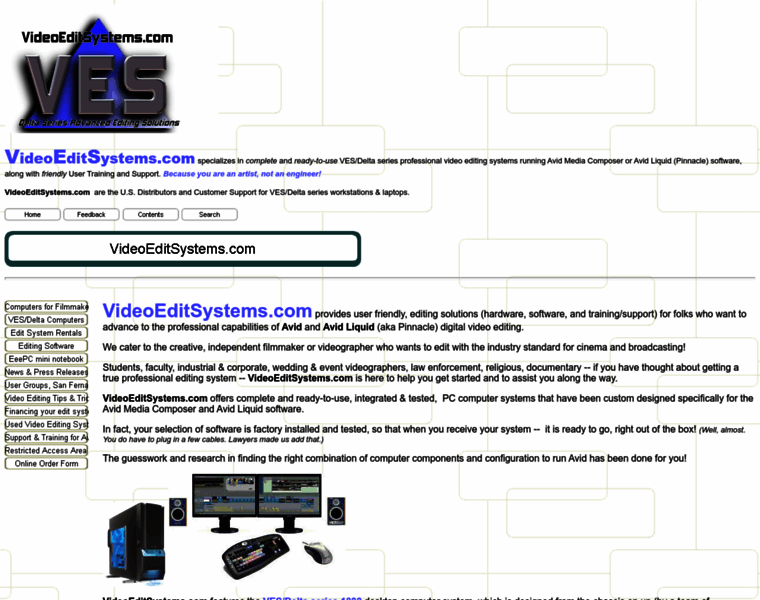 Videoeditsystems.com thumbnail
