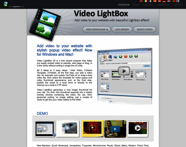 Videolightbox.com thumbnail