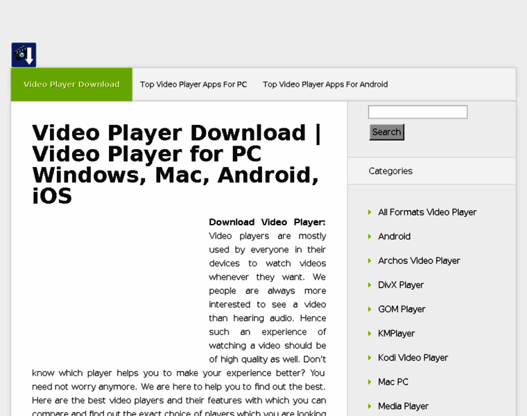 Videoplayer-download.com thumbnail