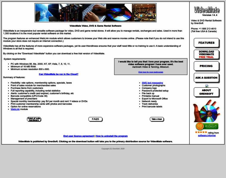 Videorentalsoftware.com thumbnail Videorentalsoftware.com thumbnail