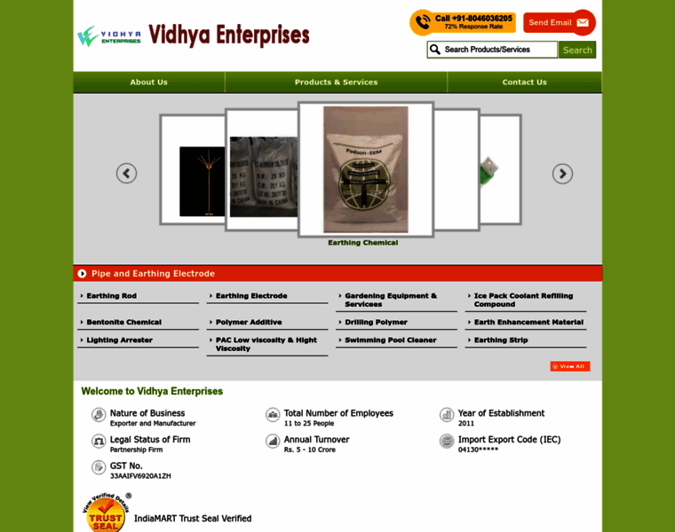 Vidhyaenterprises.com thumbnail