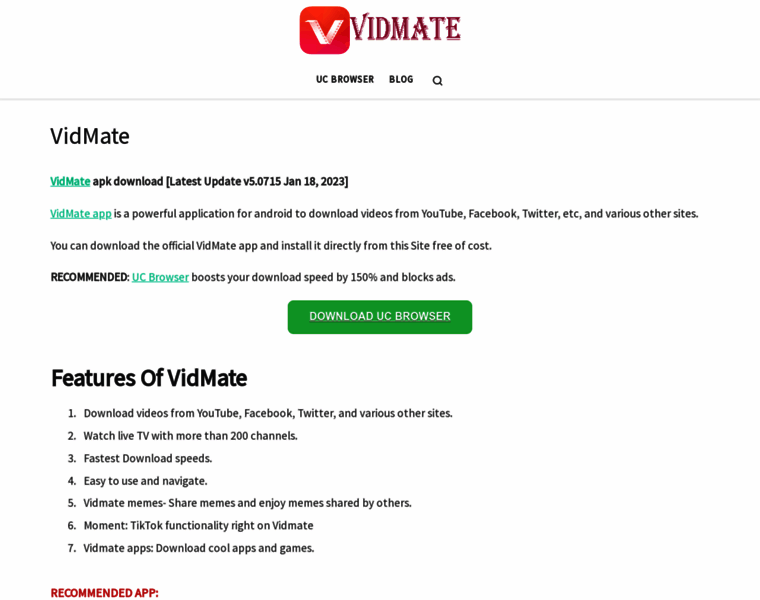 Vidmate-app.net thumbnail