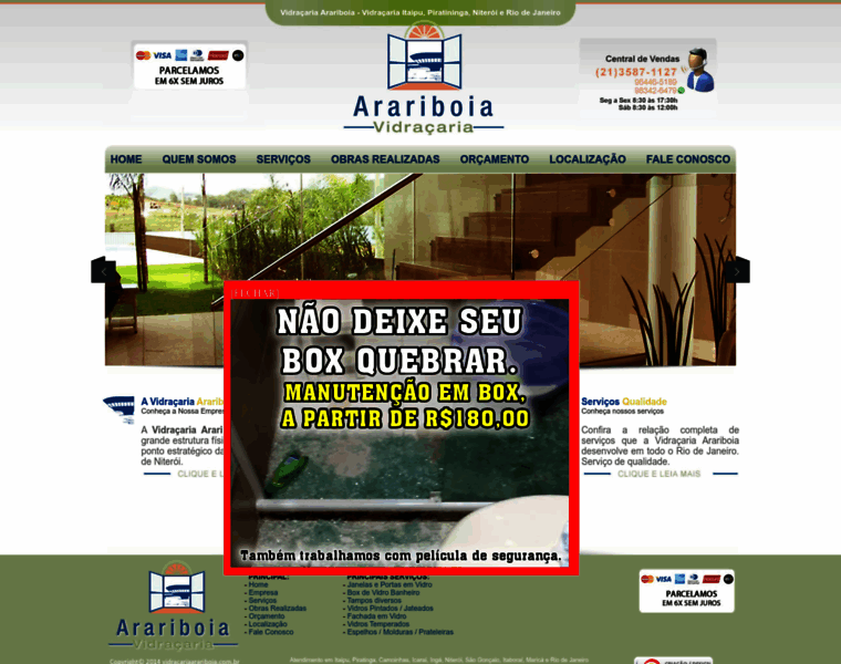 Vidracariaarariboia.com.br thumbnail