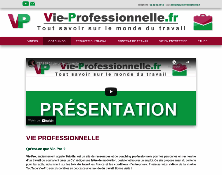 Vie-professionnelle.fr thumbnail