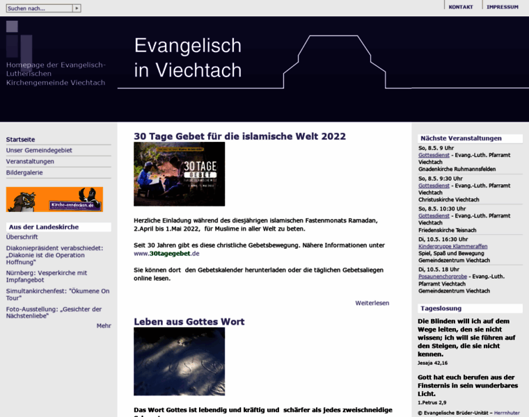 Viechtach-evangelisch.de thumbnail