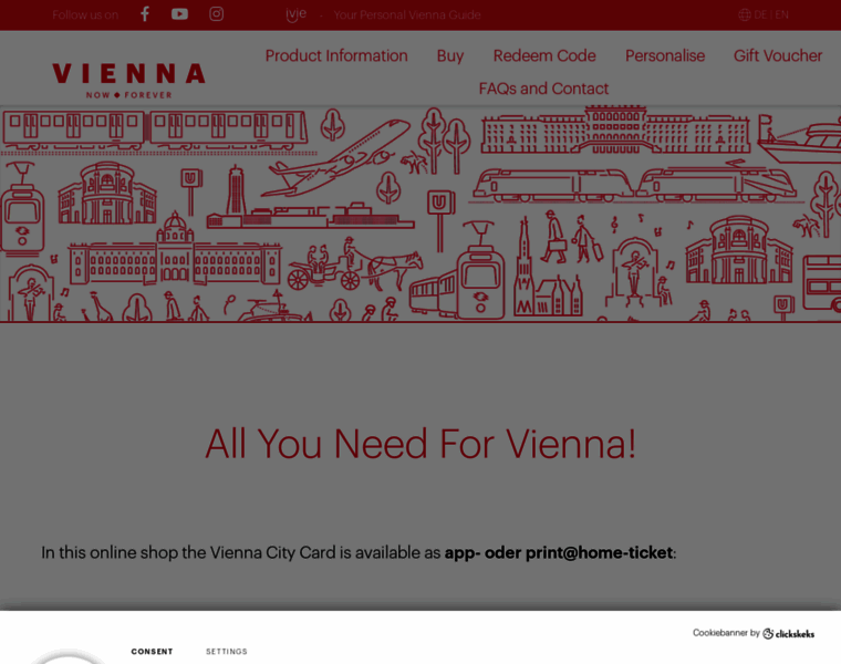 Viennacitycard.at thumbnail