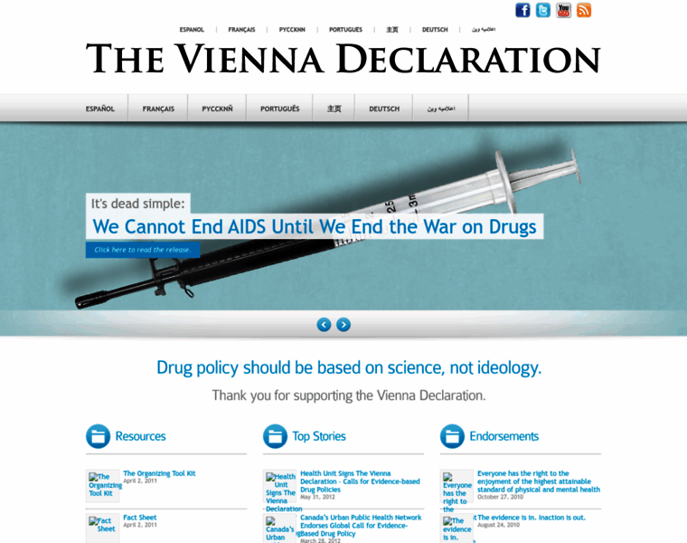 Viennadeclaration.com thumbnail