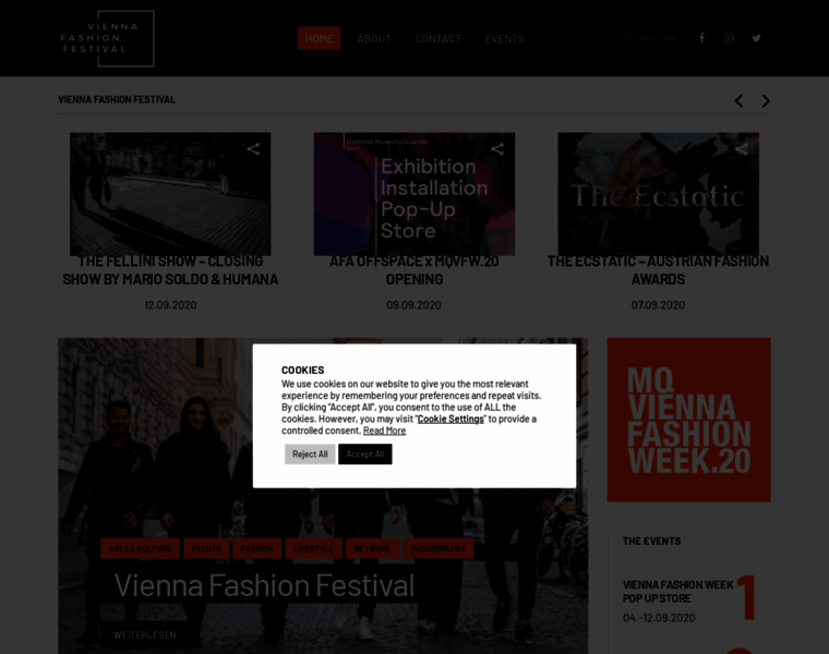 Viennafashionfestival.at thumbnail
