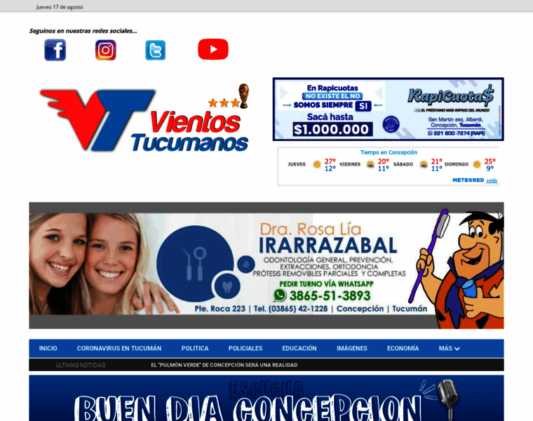Vientostucumanos.com.ar thumbnail
