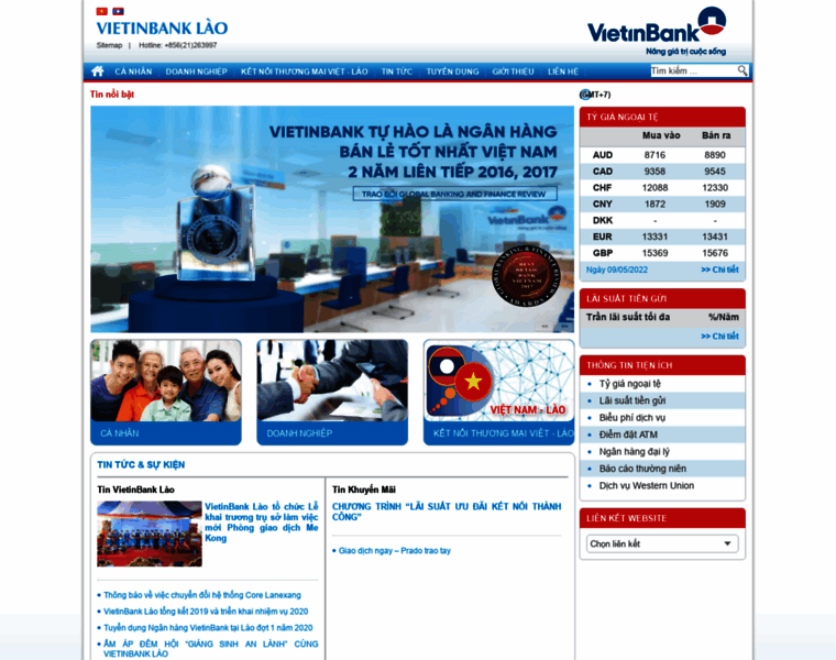 Vietinbank.com.la thumbnail